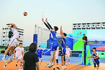 8月12日,在内蒙古鄂托克前旗举办草原“村排”比赛现场。内蒙古鄂托克前旗旗委宣传部供图