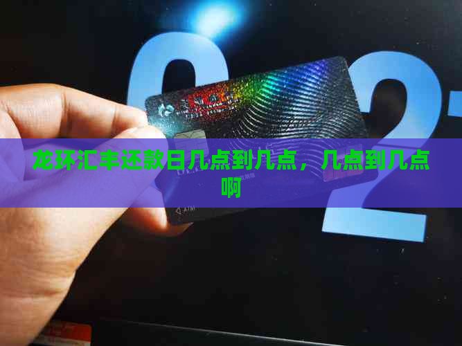 龙环汇丰还款日几点到几点